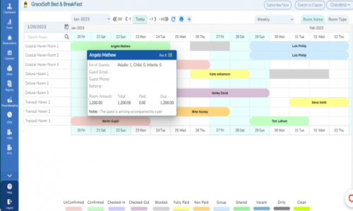 GraceSoft Easy InnKeeping Screenshot 3